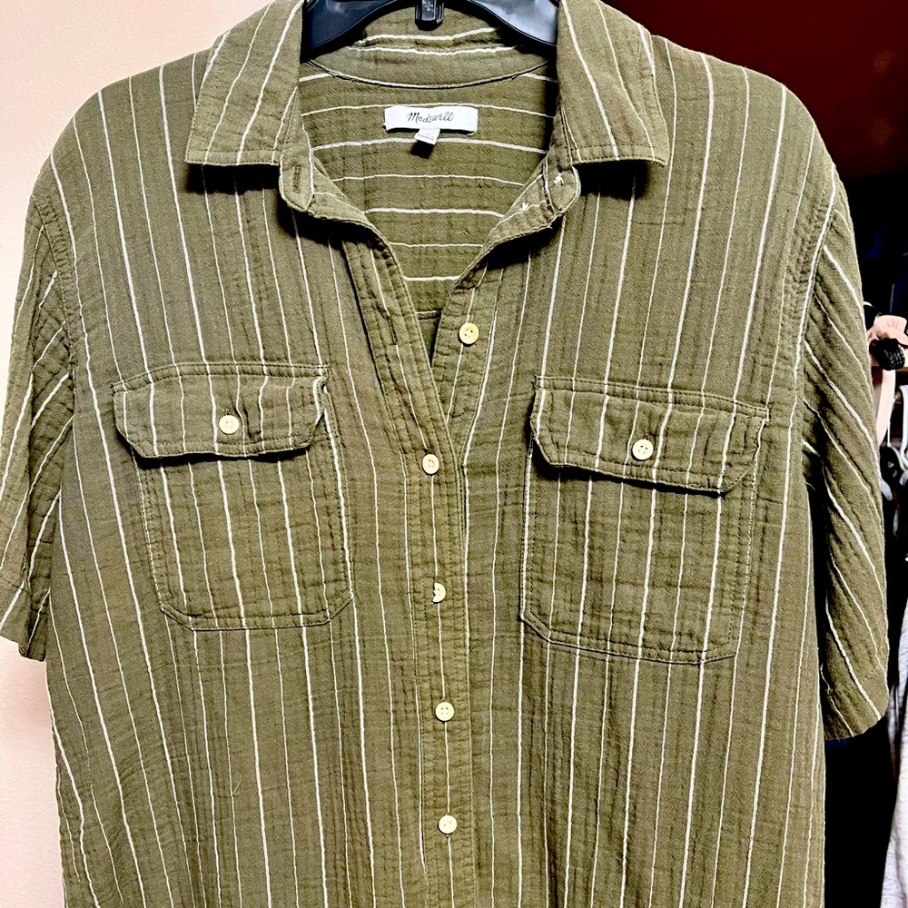 Madewell Button-Down, Medium, like new